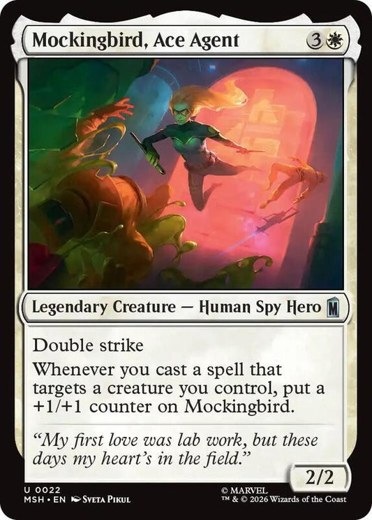 MTG - Mockingbird, Ace Agent - Marvel Super Heroes (MSH)