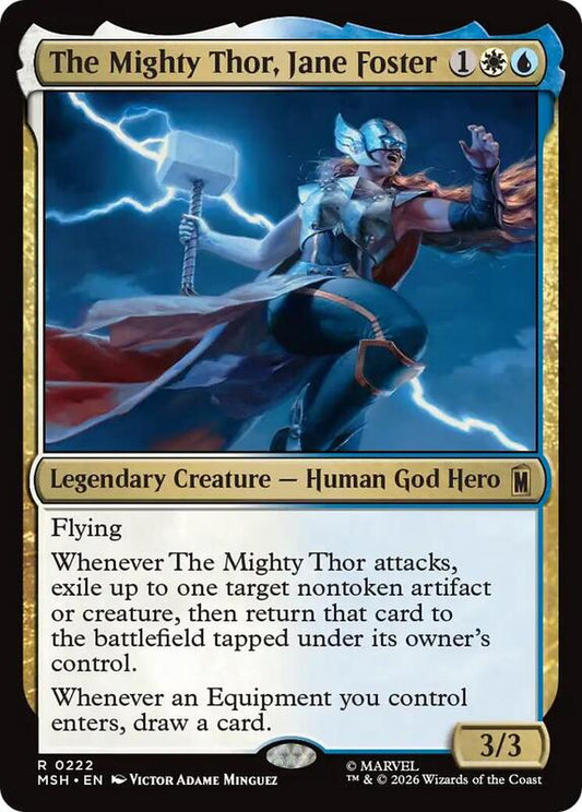 MTG - The Mighty Thor, Jane Foster - Marvel Super Heroes (MSH)