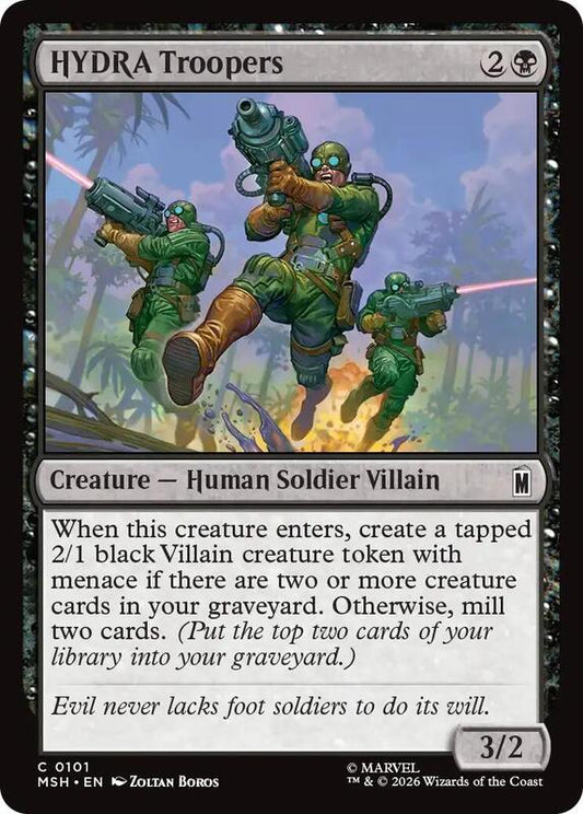 MTG - HYDRA Troopers - Marvel Super Heroes (MSH)