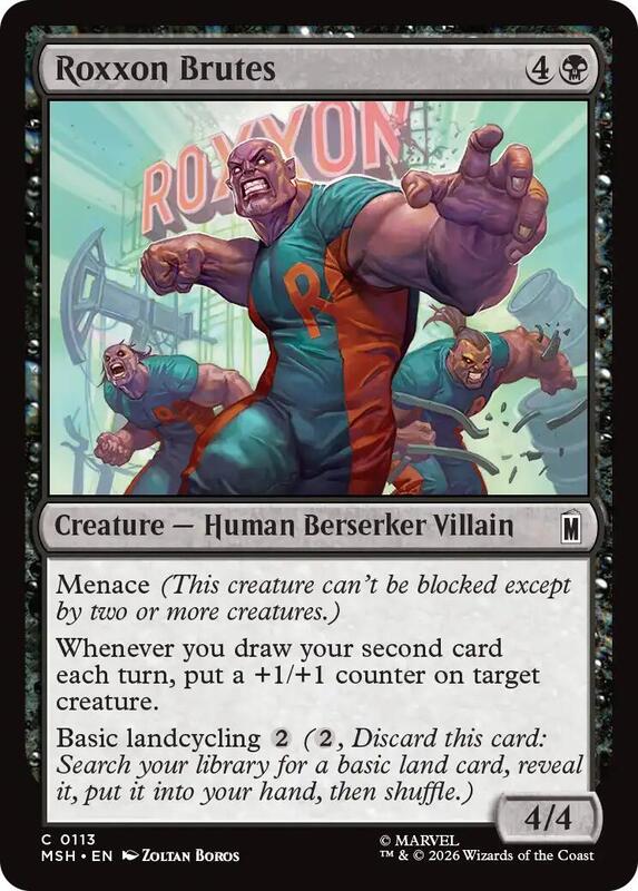 MTG - Roxxon Brutes - Marvel Super Heroes (MSH)