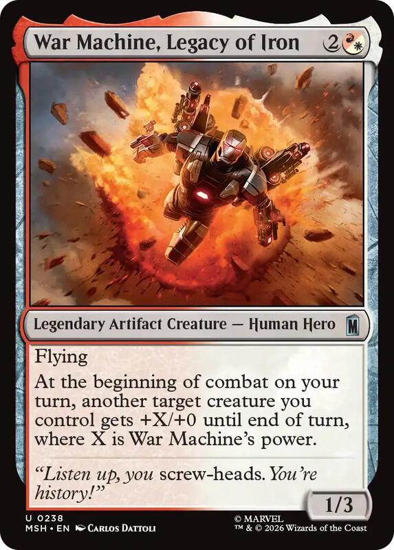 MTG - War Machine, Legacy of Iron - Marvel Super Heroes (MSH)
