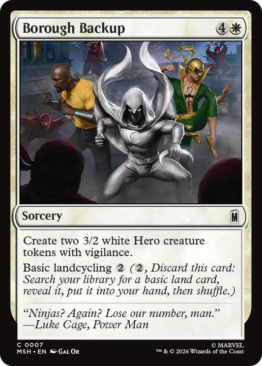 MTG - Borough Backup - Marvel Super Heroes (MSH)