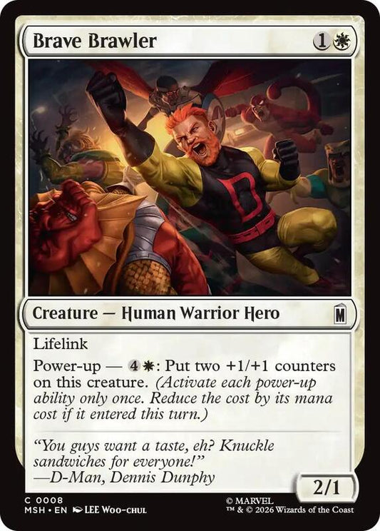 MTG - Brave Brawler - Marvel Super Heroes (MSH)