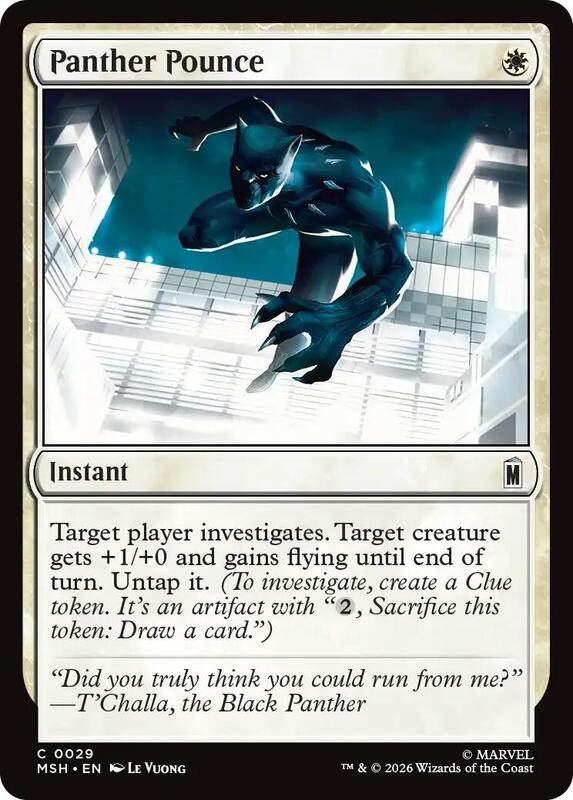 MTG - Panther Pounce - Marvel Super Heroes (MSH)