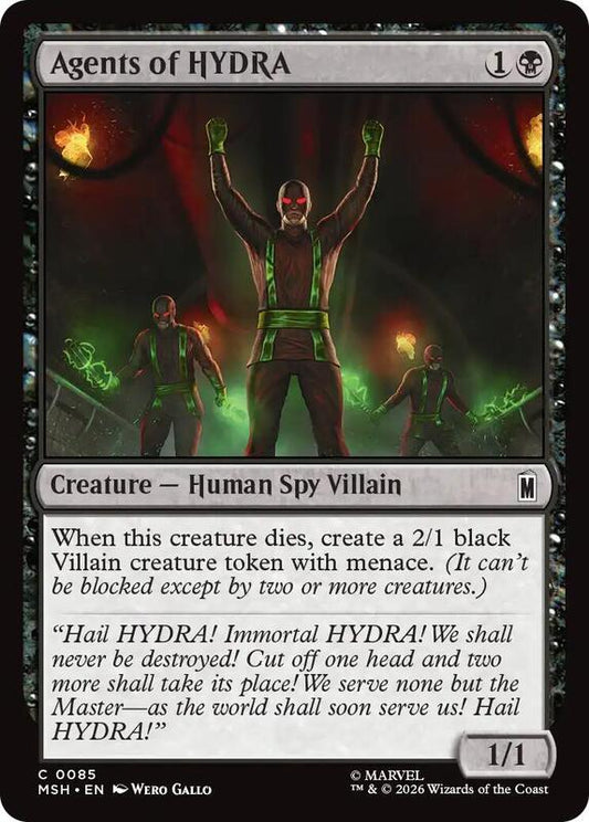 MTG - Agents of HYDRA - Marvel Super Heroes (MSH)