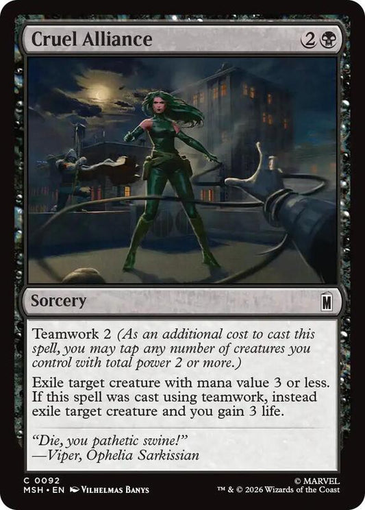 MTG - Cruel Alliance - Marvel Super Heroes (MSH)