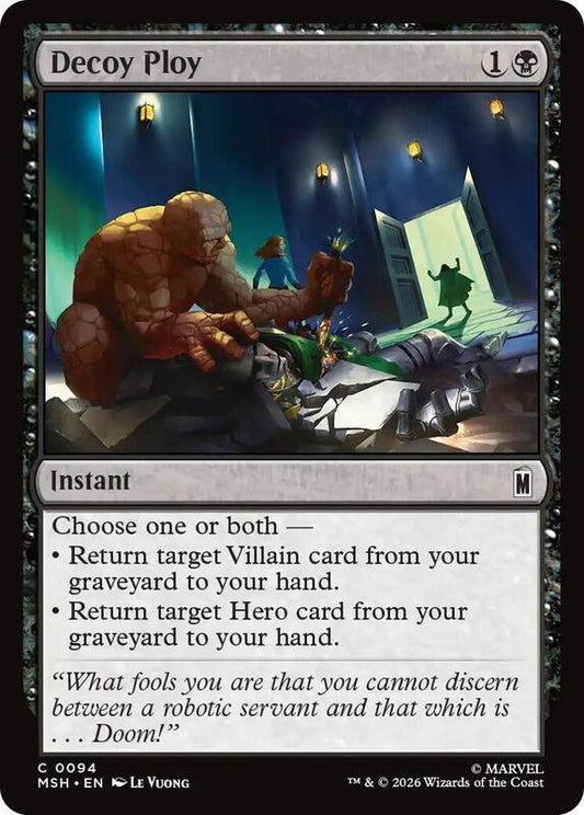 MTG - Decoy Ploy - Marvel Super Heroes (MSH)