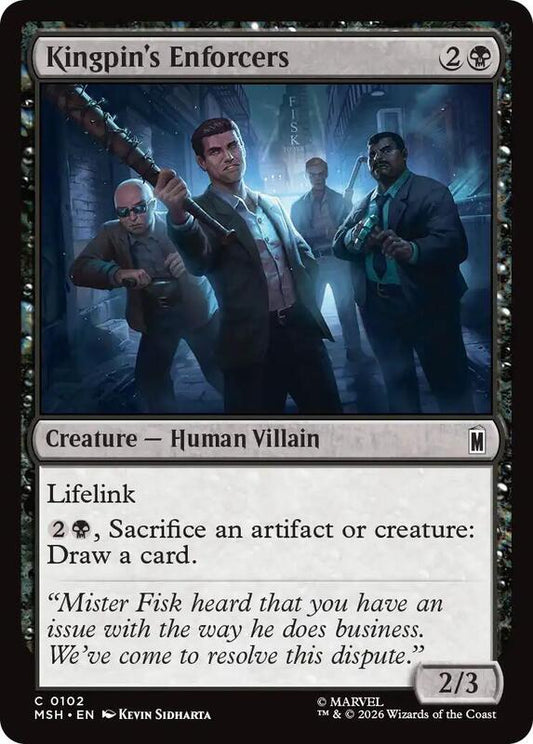 MTG - Kingpin's Enforcers - Marvel Super Heroes (MSH)