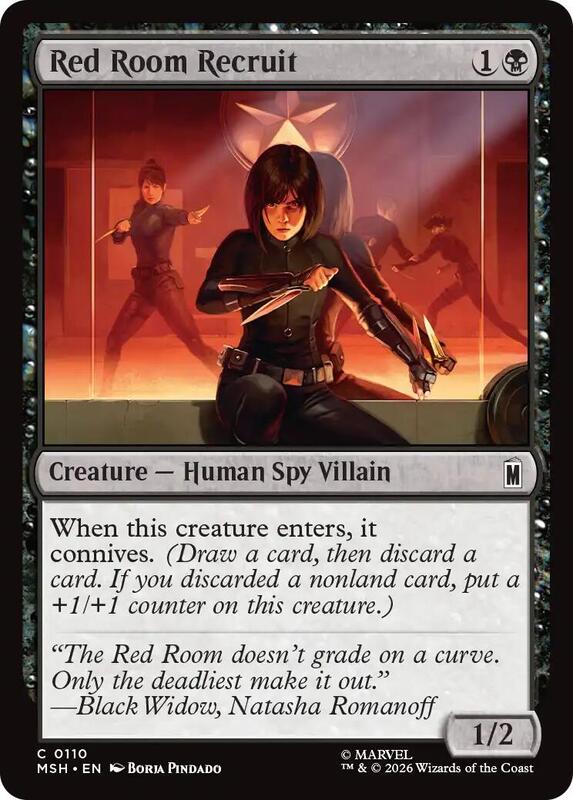 MTG - Red Room Recruit - Marvel Super Heroes (MSH)