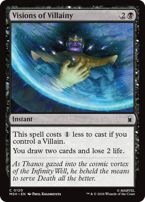 MTG - Visions of Villainy - Marvel Super Heroes (MSH)