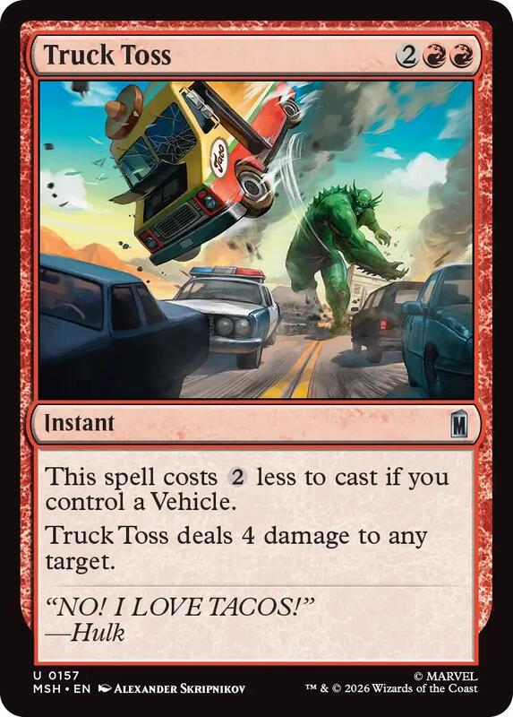 MTG - Truck Toss - Marvel Super Heroes (MSH)