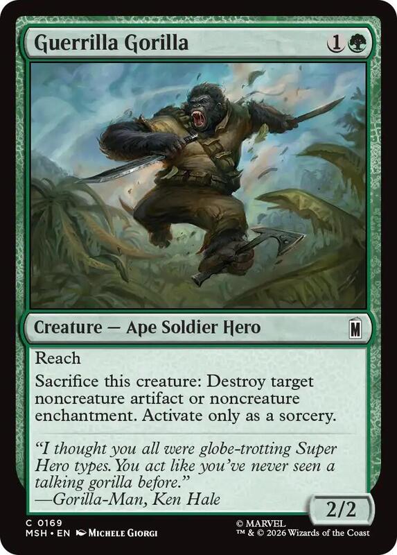 MTG - Guerrilla Gorilla - Marvel Super Heroes (MSH)