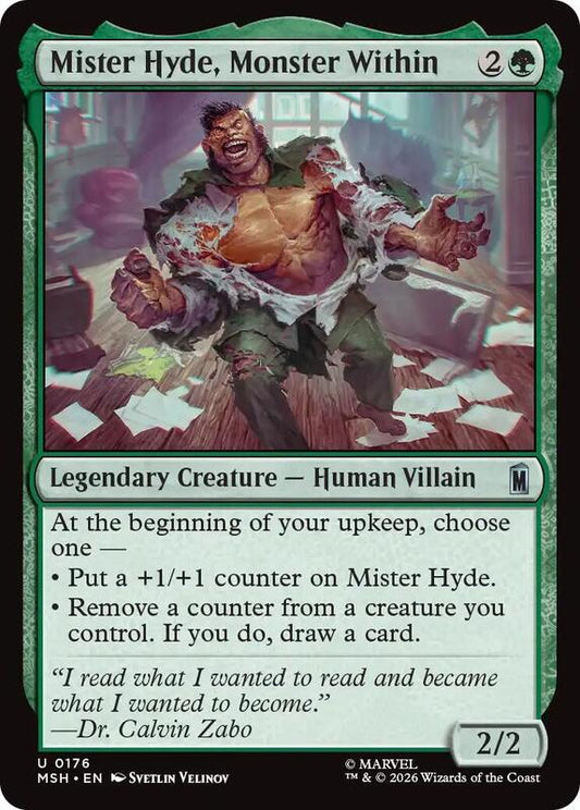 MTG - Mister Hyde, Monster Within - Marvel Super Heroes (MSH)
