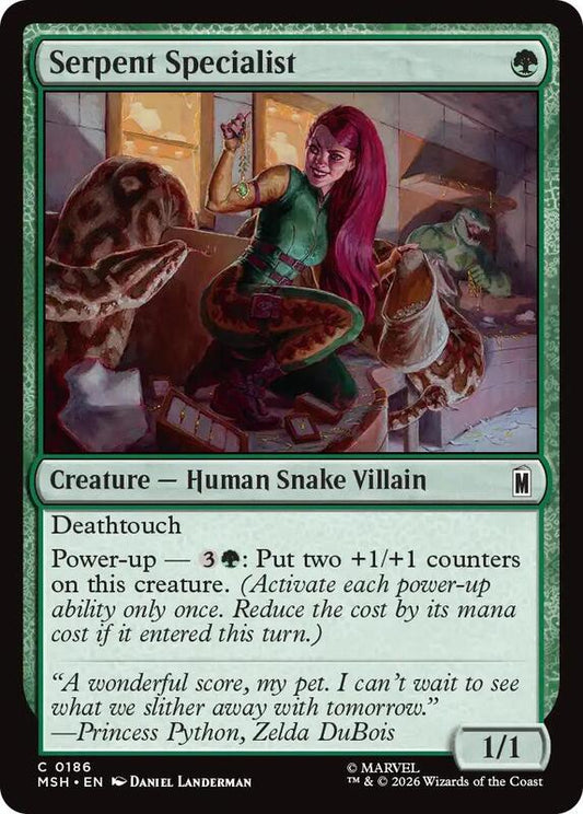 MTG - Serpent Specialist - Marvel Super Heroes (MSH)