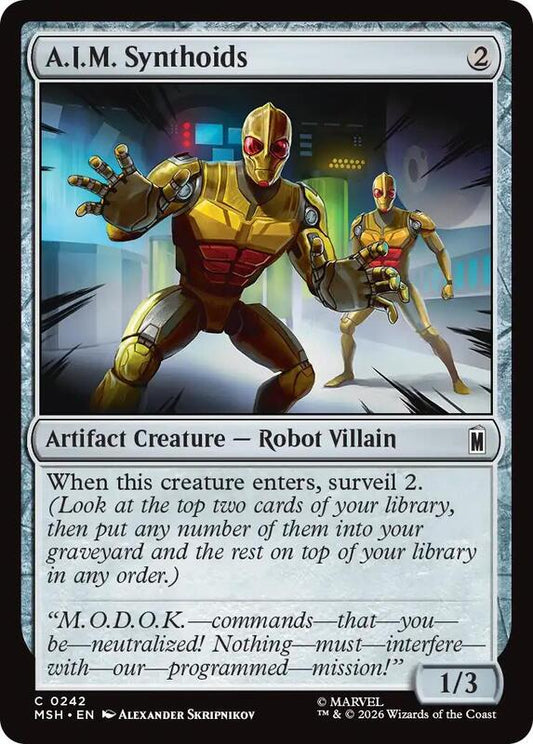 MTG - A.I.M. Synthoids - Marvel Super Heroes (MSH)