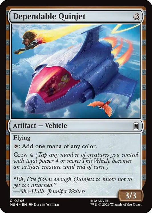 MTG - Dependable Quinjet - Marvel Super Heroes (MSH)