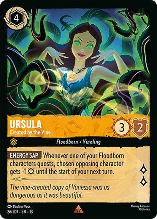 Lorcana - Ursula - Created by the Vine - Attack of the Vine! (13)