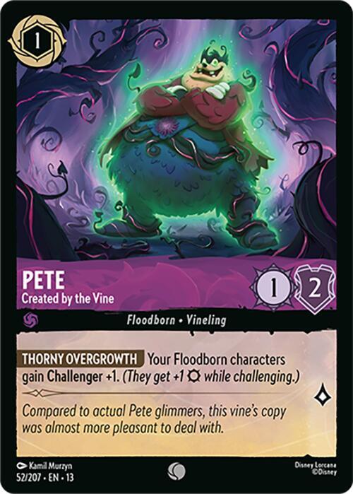 Lorcana - Pete - Created by the Vine - Attack of the Vine! (13)