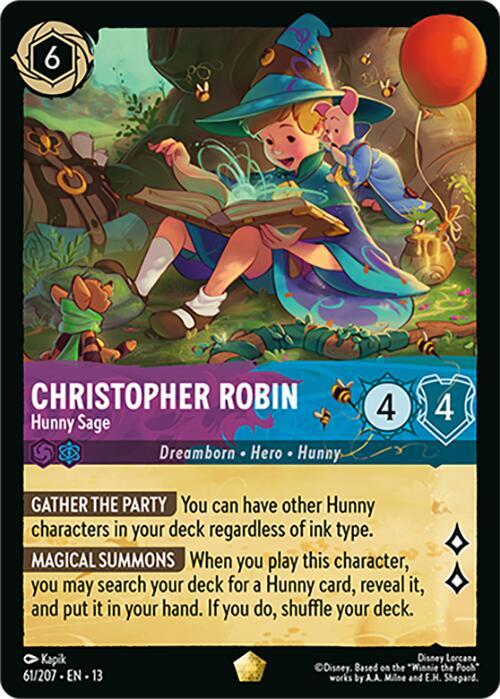 Lorcana - Christopher Robin - Hunny Sage - Attack of the Vine! (13)
