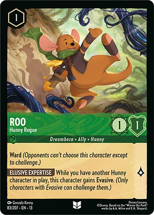 Lorcana - Roo - Hunny Rogue - Attack of the Vine! (13)