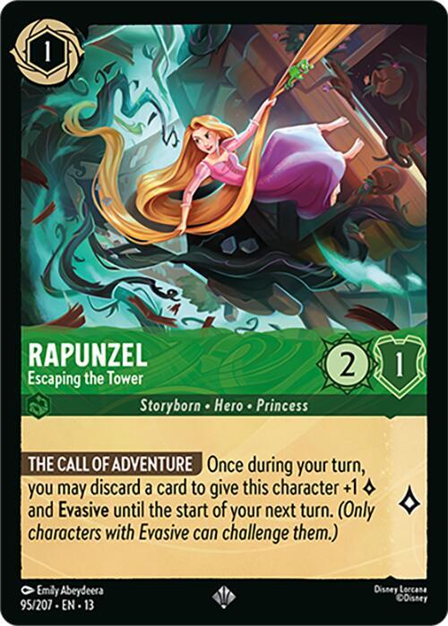 Lorcana - Rapunzel - Escaping the Tower - Attack of the Vine! (13) Cold Foil