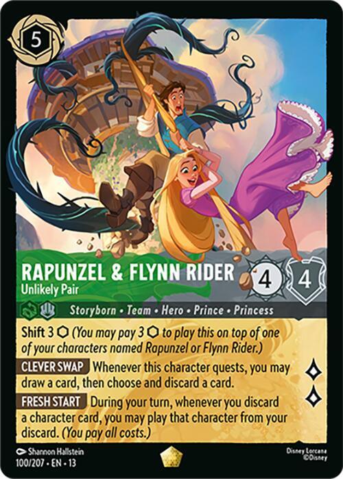 Lorcana - Rapunzel & Flynn Rider - Unlikely Pair - Attack of the Vine! (13)