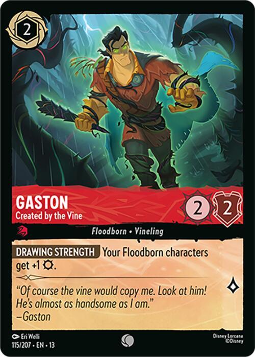 Lorcana - Gaston - Created by the Vine - Attack of the Vine! (13)