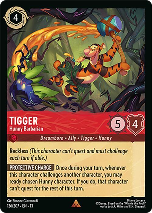 Lorcana - Tigger - Hunny Barbarian - Attack of the Vine! (13)