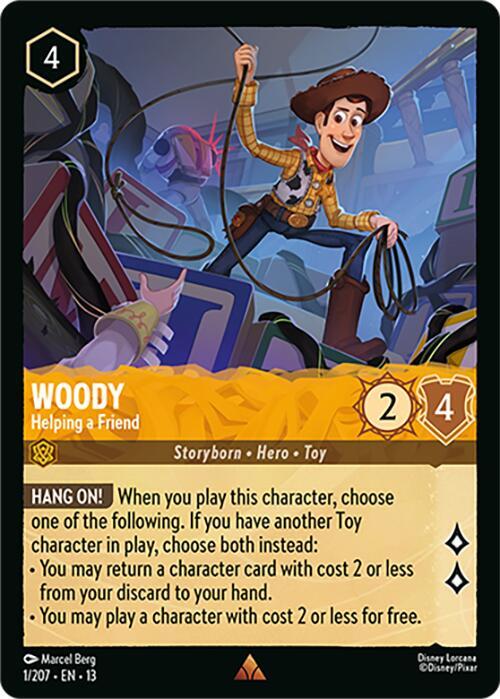 Lorcana - Woody - Helping a Friend - Attack of the Vine! (13)