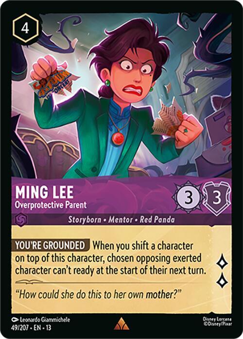 Lorcana - Ming Lee - Overprotective Parent - Attack of the Vine! (13)