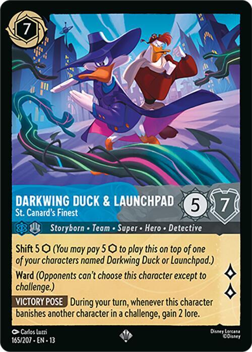 Lorcana - Darkwing Duck & Launchpad - St. Canard's Finest - Attack of the Vine! (13)