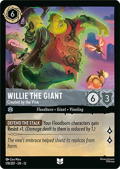 Lorcana - Willie the Giant - Created by the Vine - Attack of the Vine! (13)