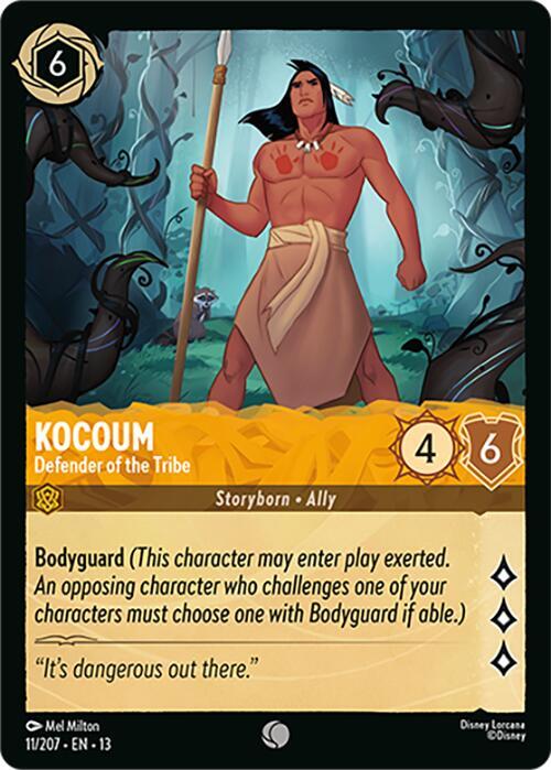 Lorcana - Kocoum - Defender of the Tribe - Attack of the Vine! (13)