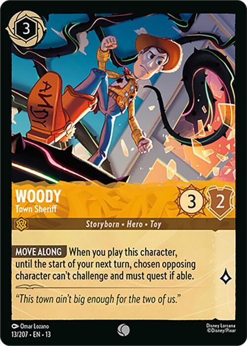 Lorcana - Woody - Town Sheriff - Attack of the Vine! (13)