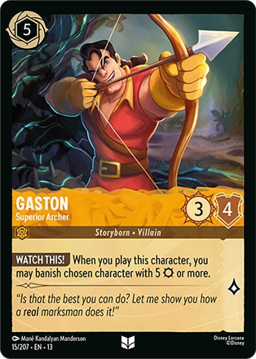 Lorcana - Gaston - Superior Archer - Attack of the Vine! (13)