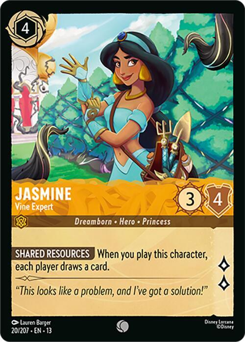 Lorcana - Jasmine - Vine Expert - Attack of the Vine! (13)