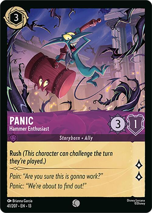 Lorcana - Panic - Hammer Enthusiast - Attack of the Vine! (13)