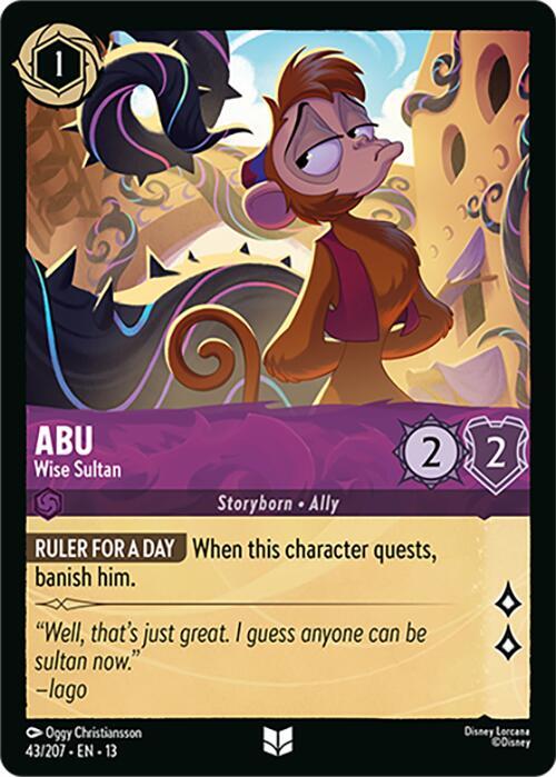 Lorcana - Abu - Wise Sultan - Attack of the Vine! (13)