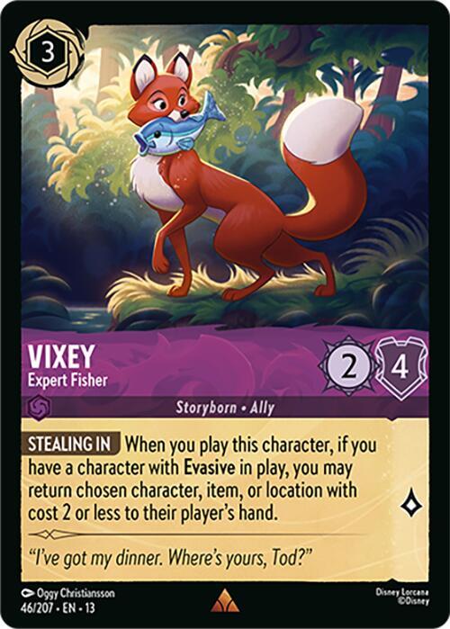 Lorcana - Vixey - Expert Fisher - Attack of the Vine! (13)