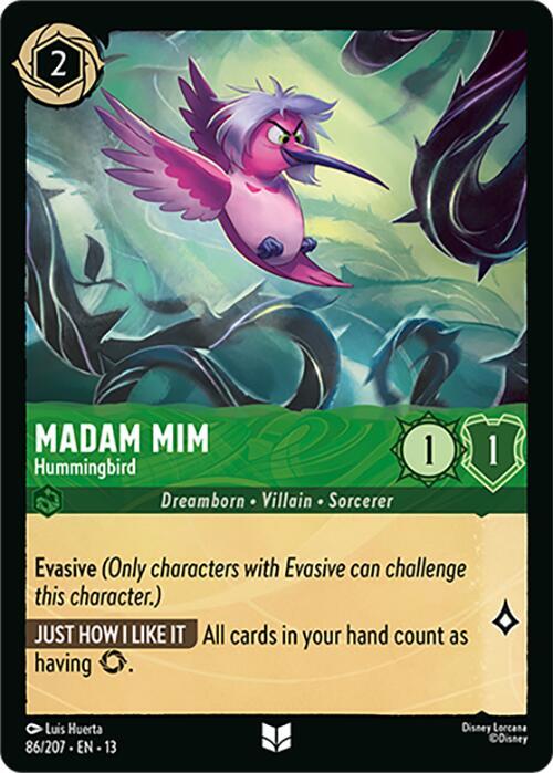 Lorcana - Madam Mim - Hummingbird - Attack of the Vine! (13)