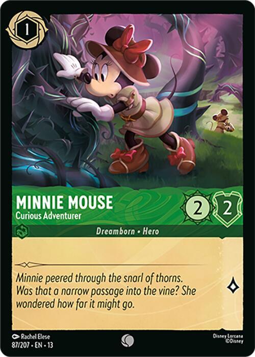Lorcana - Minnie Mouse - Curious Adventurer - Attack of the Vine! (13)