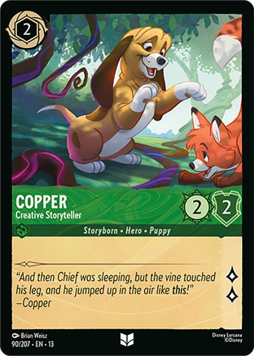 Lorcana - Copper - Creative Storyteller - Attack of the Vine! (13)