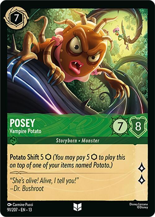 Lorcana - Posey - Vampire Potato - Attack of the Vine! (13)