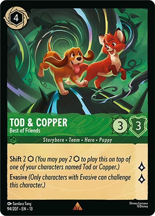 Lorcana - Tod & Copper - Best of Friends - Attack of the Vine! (13)