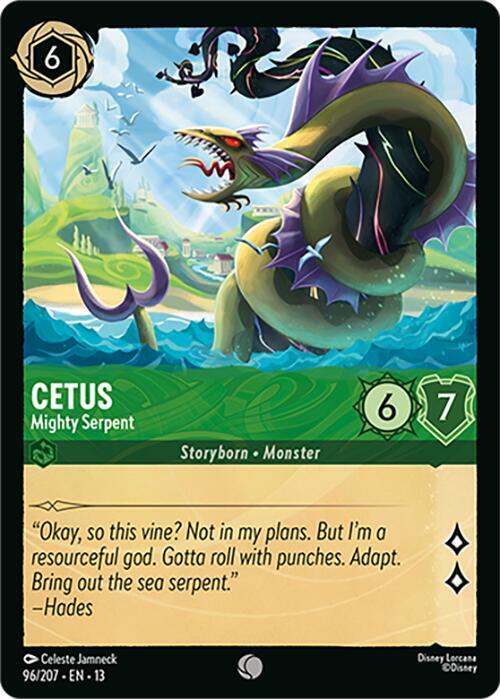 Lorcana - Cetus - Mighty Serpent - Attack of the Vine! (13)