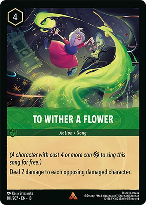 Lorcana - To Wither a Flower - Attack of the Vine! (13)