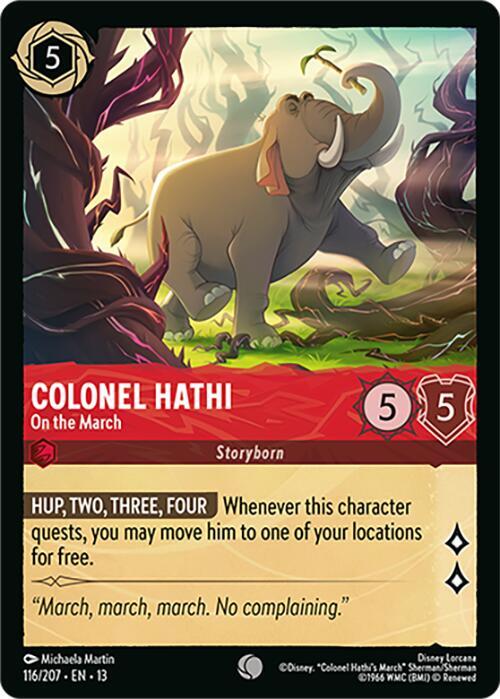 Lorcana - Colonel Hathi - On the March - Attack of the Vine! (13)