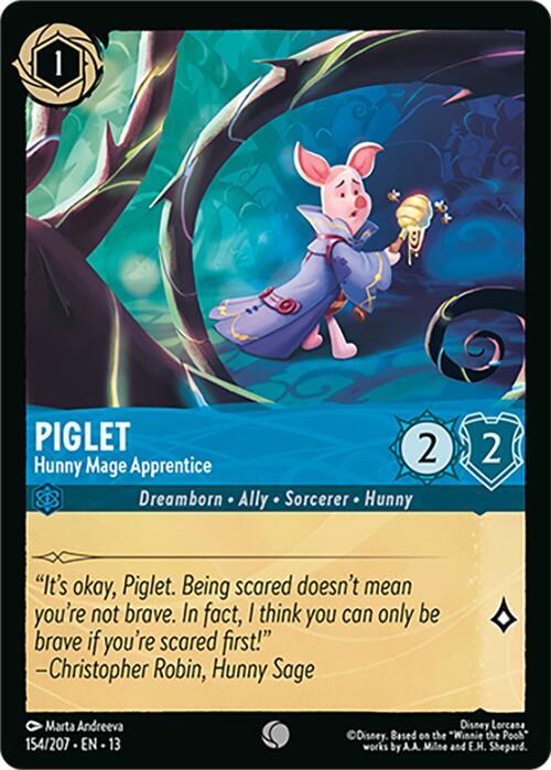 Lorcana - Piglet - Hunny Mage Apprentice - Attack of the Vine! (13)
