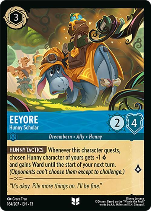 Lorcana - Eeyore - Hunny Scholar - Attack of the Vine! (13)
