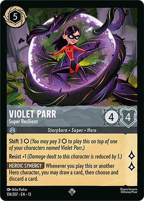 Lorcana - Violet Parr - Super Resilient - Attack of the Vine! (13)